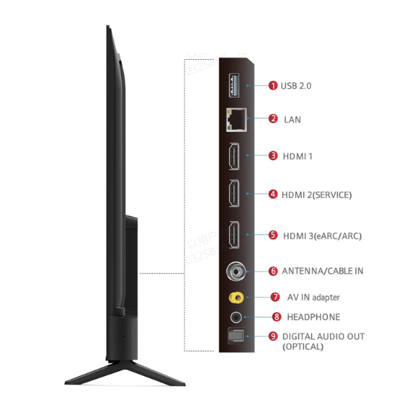 TCL 138.7 cm (55 inches) Bezel-Less 4K Ultra HD Smart LED Google TV 55P635 (Black) – Immersive Visuals & Smart Entertainment