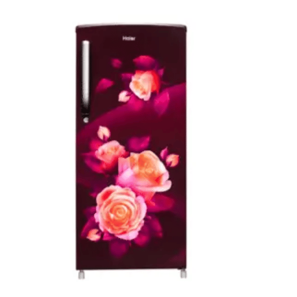 Haier 205 L , 3 Star, Red Rose Finish Direct Cool Single Door Refrigerator