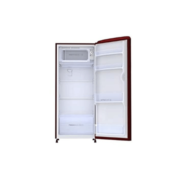 Haier 175 L 2 Star Direct Cool Single Door Refrigerator (HRD1962BBR-N,Burgundy Red)