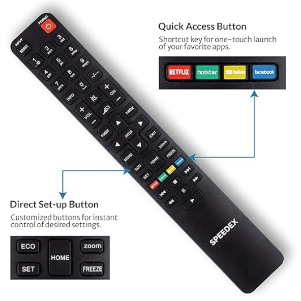 SPEEDEX 32 Inches Frameless HD Ready Smart LED TV – Sleek Design with Smart Features