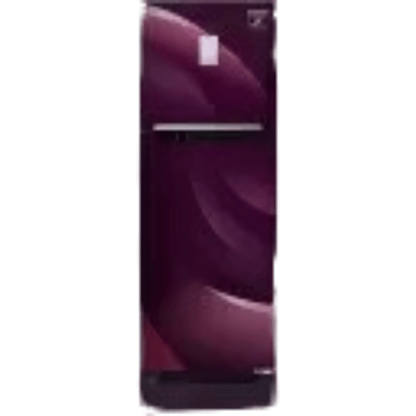SAMSUNG 244 L Direct Cool Double Door 3 Star Refrigerator (Rythmic Twirl Red, RT28A3C234R/HL)