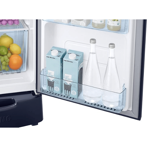 Samsung 183 L 5 Star Direct-Cool Single Door Refrigerator (RR20D2825HV/NL, Himalaya Poppy Blue, Base Stand Drawer, 2024 Model)