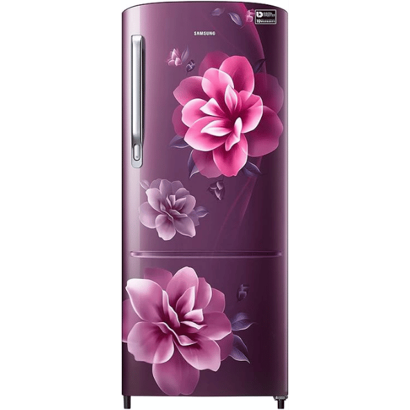 Samsung 183 L 3 Star Direct-Cool Single Door Refrigerator (RR20C2723CR/NL, Red Camellia Purple, 2023 Model)