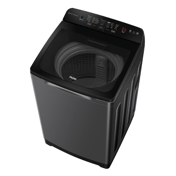 Haier 9 Kg 5 star Fully Automatic Top Loading Washing Machine‎ HSW90-678ES8, Dark Jade Silver, 2024, Anti Scaling Technology, Oceanus Wave Drum,& Toughened Glass)