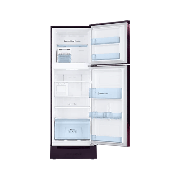Samsung 244 L 3 Star Inverter Frost Free Double Door Refrigerator (RT28A3C234U/HL, Rythmic Twirl Blue, Base Stand with Drawer, Curd Maestro, Convertible, 2022 Model)