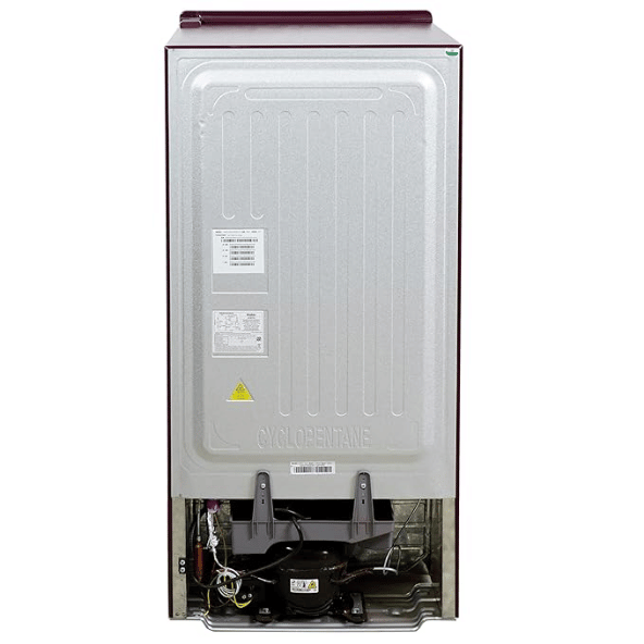 Haier 185 L 2 Star Direct Cool Single Door Refrigerator (HRD-2062CRDG-N, Red Dime Glass Finish)