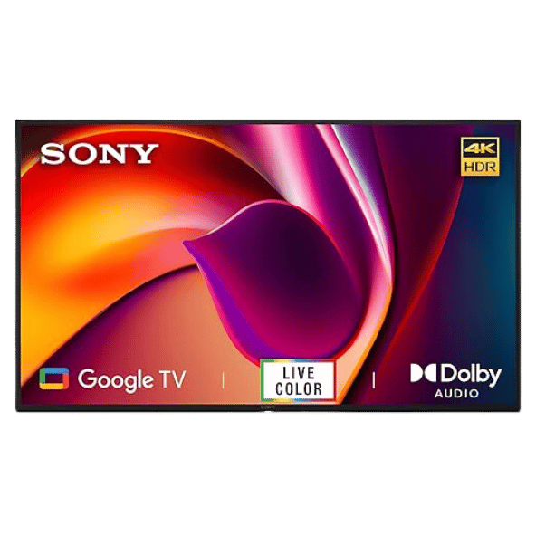 Sony Bravia 108 cm (43 inches) 4K Ultra HD Smart LED Google TV KD-43X64L (Black) – Compact, Stunning, and Smart