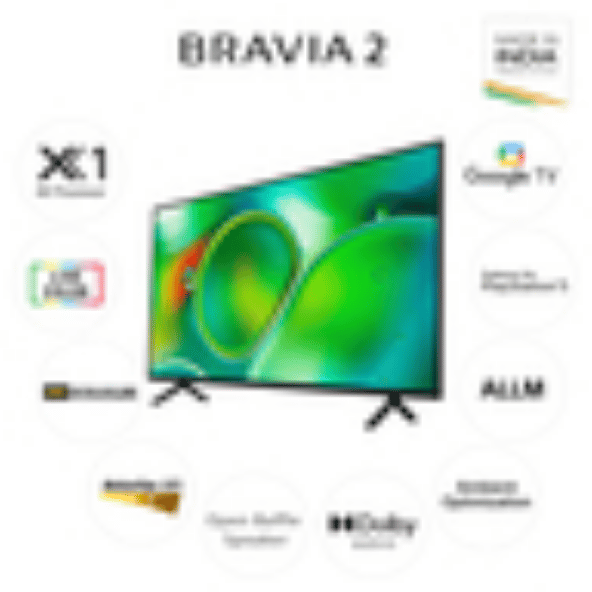 Sony 164 cm (65 inches) BRAVIA 2 4K Ultra HD Smart LED Google TV K-65S25 (Black) – Immersive Visuals & Smart Entertainment