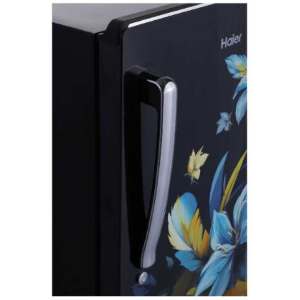 Haier 185 L 2 Star Direct Cool Single Door Refrigerator (HRD-2062PKO-N, Black & Blue)