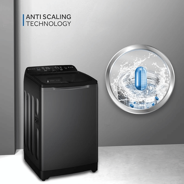 Haier 8 Kg 5 Star Fully Automatic Top Load Washing Machine (HSW80-678ES8, Oceanus Wave Drum, 2023 Model, Dark Jade Silver)