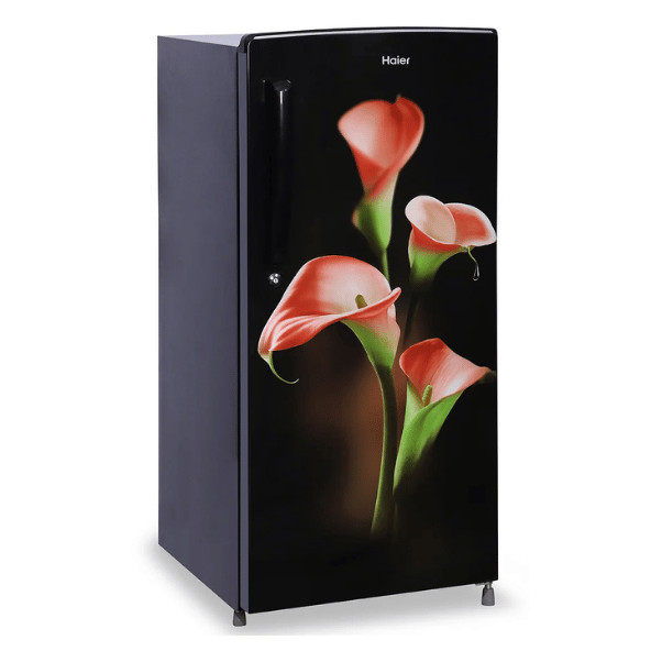 Haier 185 L, 1 Star Black Calla Finish Direct Cool Single Door Refrigerator – Compact & Efficient