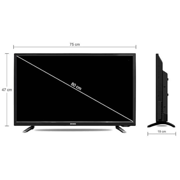 Sensex 80 cm (32 Inches) Full HD Smart LED TV SX-32 (Black) – Immersive Viewing with Smart Features