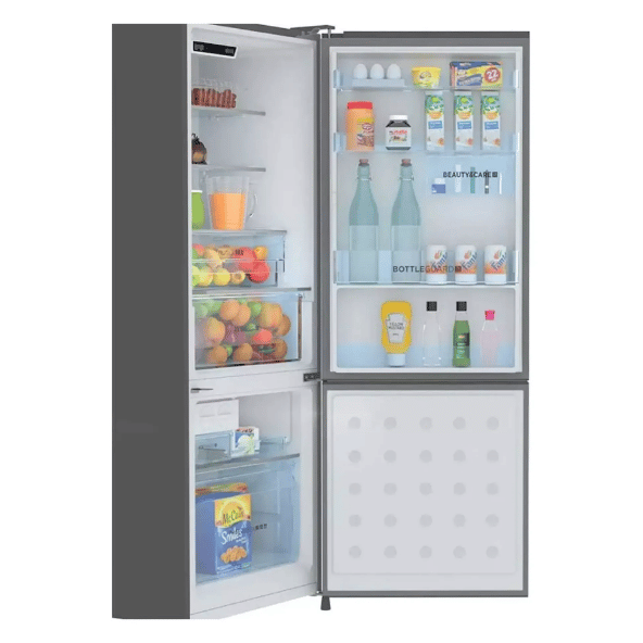 Haier 240 L, 2 Star, Frost Free Double Door Refrigerator HEF-252EGS-P (Moon Silver, 2024 Model) – Energy Efficient & Spacious
