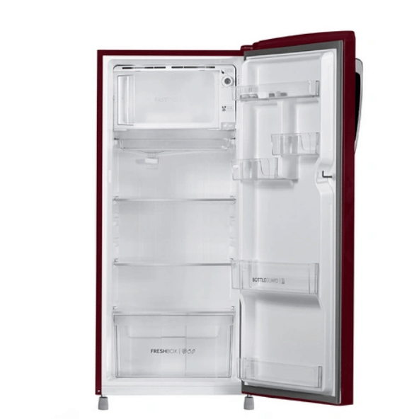 Haier 205 L , 3 Star, Red Rose Finish Direct Cool Single Door Refrigerator