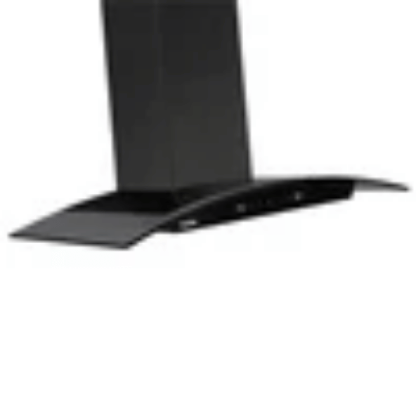 Glen Auto Clean Curved Glass Filter less Kitchen Chimney With 7 Year Warranty On Motor, with Motion Sensor 1200 m3/h, Black (CH6060BLAC60)