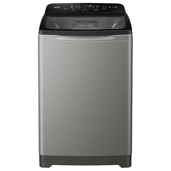 Haier 7.5 kg Back Panel Top Load Washing Machine with Inbuilt Heater (HWM75-H678ES5, Silver Brown)